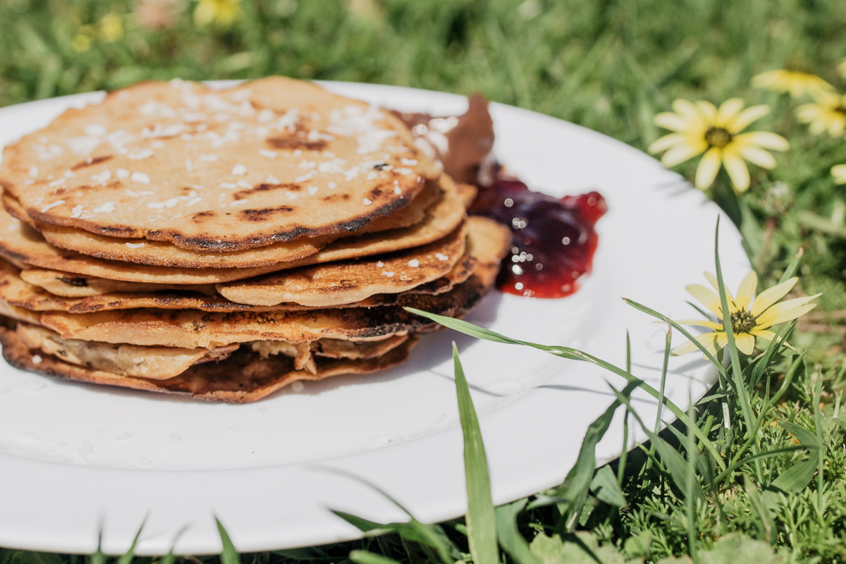 Vegane und glutenfreie Pfannkuchen | Rebecca Chelbea